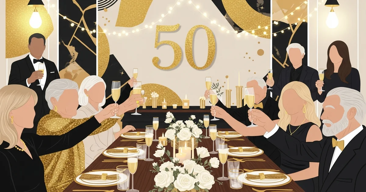 50-årsfest: Ideer til underholdning, aktiviteter og feiring