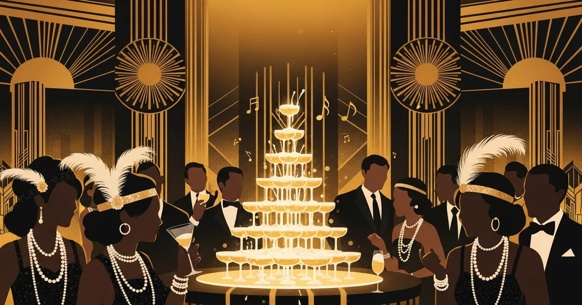 Gatsby-temafest: Tips til kostyme, musikk og art deco-dekor