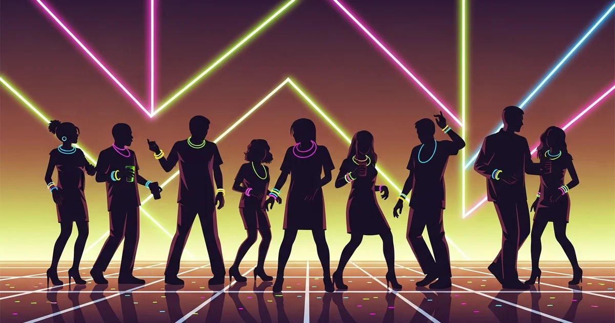 Neon party: farger, lys og feststil uten full UV-rigg