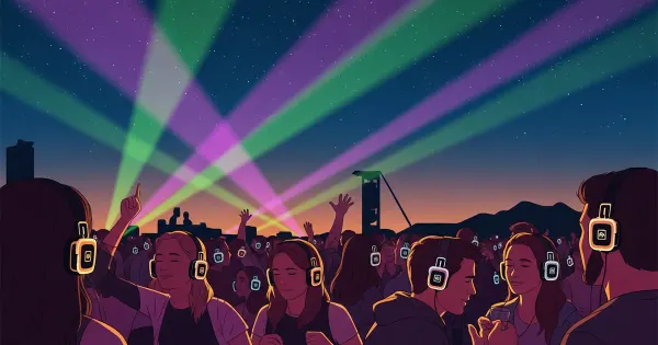 Silent disco på festival: guide for arrangører